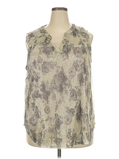 Maurices Sleeveless Blouse In Gray