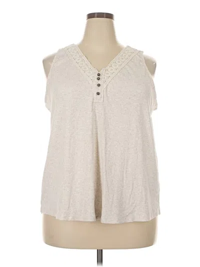 Pre-owned Maurices Sleeveless Blouse In Gray