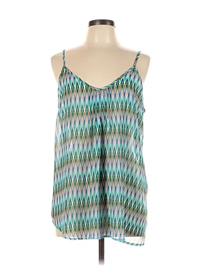 Pre-owned Maurices Sleeveless Blouse In Green