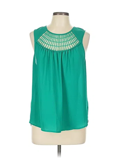 Pre-owned Maurices Sleeveless Blouse In Green