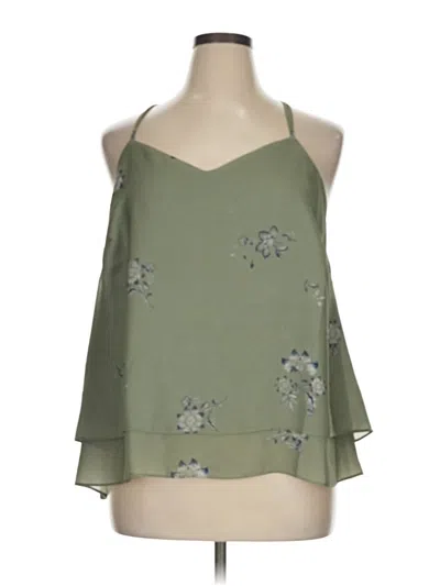 Pre-owned Maurices Sleeveless Blouse In Green