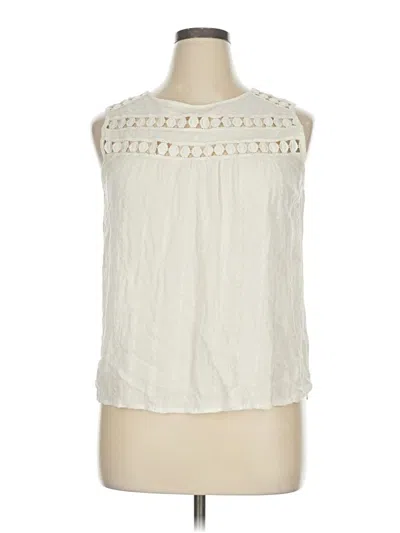 Pre-owned Maurices Sleeveless Blouse In Ivory