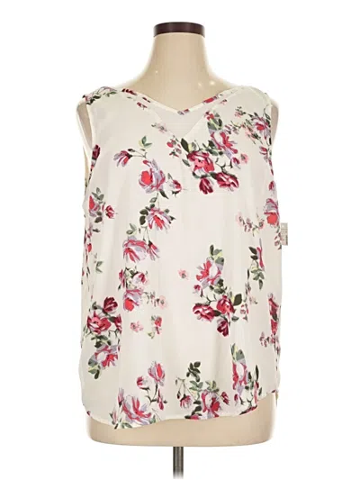 Maurices Sleeveless Blouse In Ivory