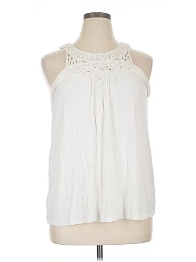 Pre-owned Maurices Sleeveless Blouse In Ivory