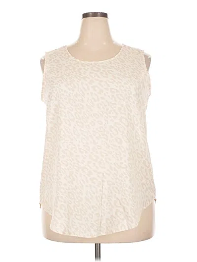 Pre-owned Maurices Sleeveless Blouse In Ivory