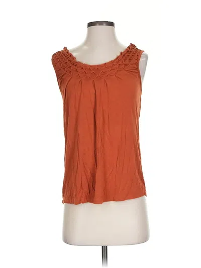 Pre-owned Maurices Sleeveless Blouse In Orange