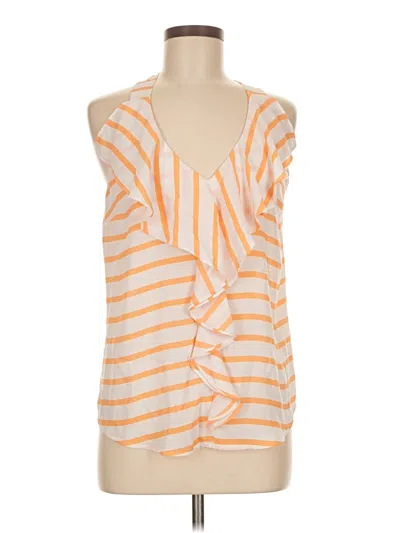 Pre-owned Maurices Sleeveless Blouse In Orange
