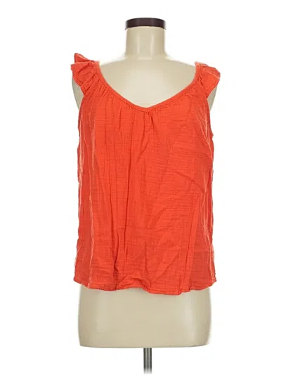 Pre-owned Maurices Sleeveless Blouse In Orange