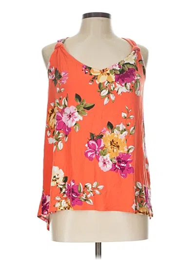 Pre-owned Maurices Sleeveless Blouse In Orange