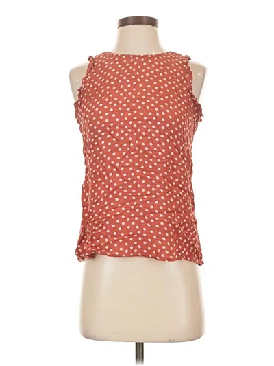 Pre-owned Maurices Sleeveless Blouse In Orange