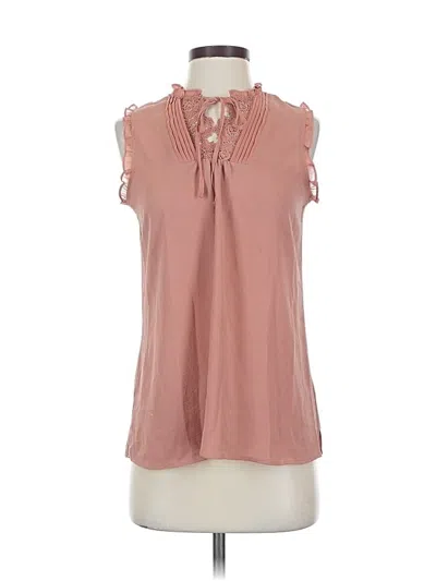 Pre-owned Maurices Sleeveless Blouse In Pink