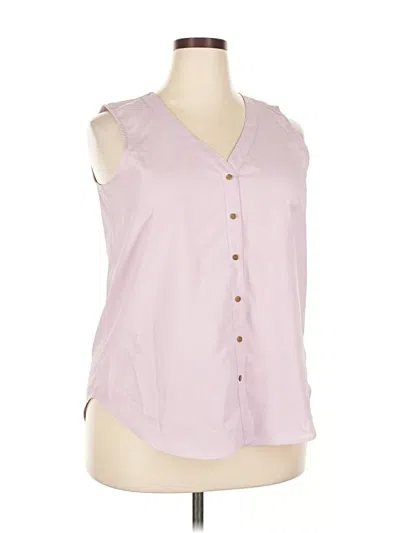 Pre-owned Maurices Sleeveless Blouse In Pink