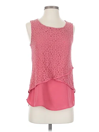 Pre-owned Maurices Sleeveless Blouse In Pink