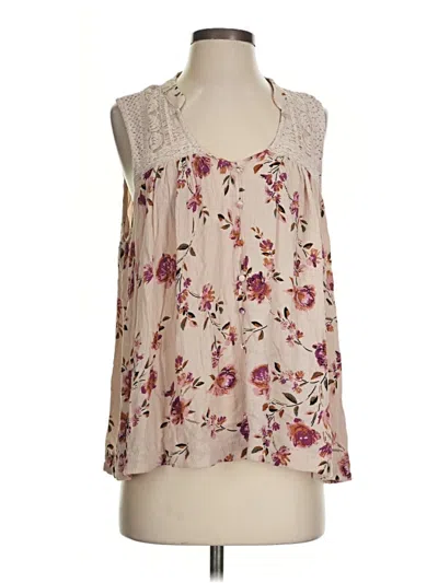 Pre-owned Maurices Sleeveless Blouse In Pink
