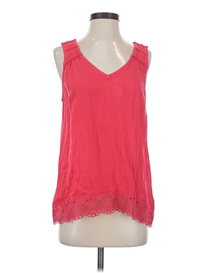 Pre-owned Maurices Sleeveless Blouse In Pink