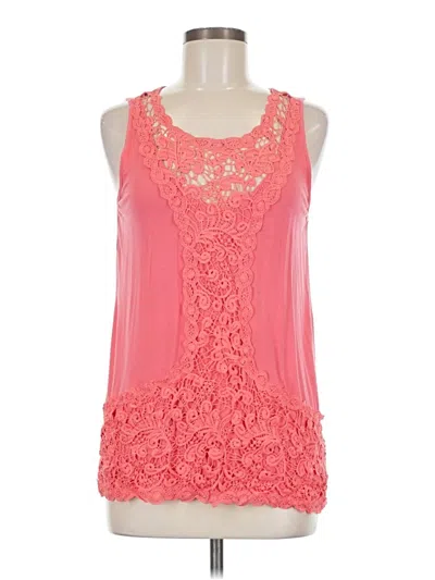 Pre-owned Maurices Sleeveless Blouse In Pink