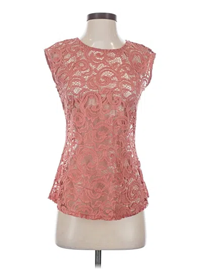Pre-owned Maurices Sleeveless Blouse In Pink