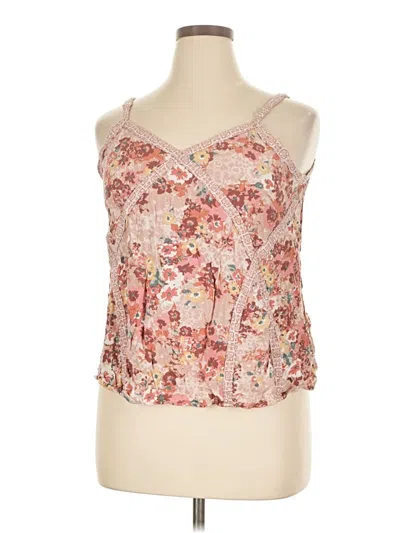 Pre-owned Maurices Sleeveless Blouse In Pink