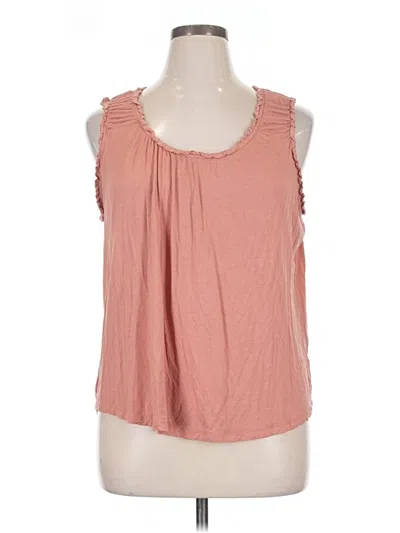 Pre-owned Maurices Sleeveless Blouse In Pink