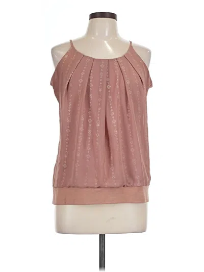 Pre-owned Maurices Sleeveless Blouse In Pink