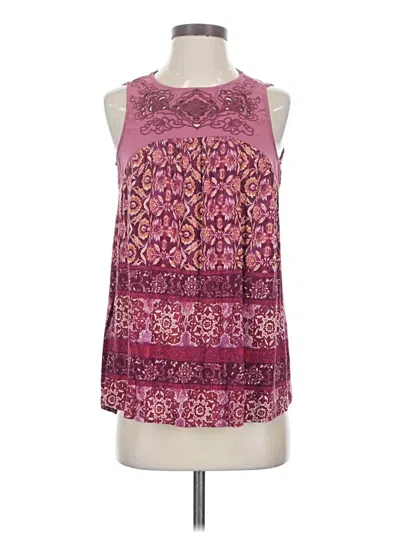 Pre-owned Maurices Sleeveless Blouse In Pink