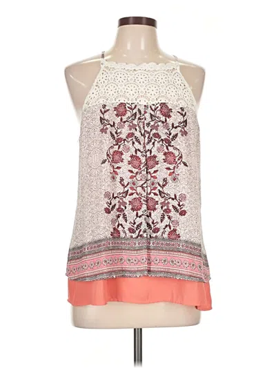 Pre-owned Maurices Sleeveless Blouse In Pink