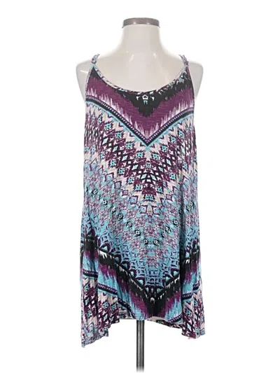 Pre-owned Maurices Sleeveless Blouse In Purple