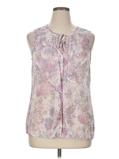 Pre-owned Maurices Sleeveless Blouse In Purple