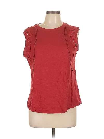 Pre-owned Maurices Sleeveless Blouse In Red