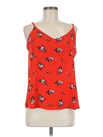 Pre-owned Maurices Sleeveless Blouse In Red