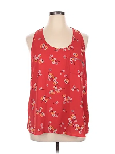 Pre-owned Maurices Sleeveless Blouse In Red