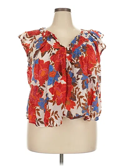 Pre-owned Maurices Sleeveless Blouse In Red