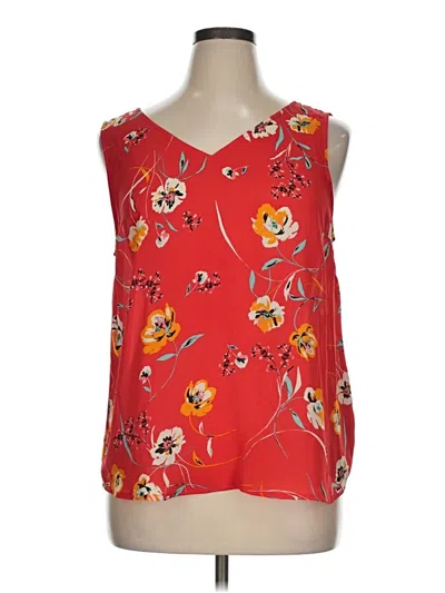 Pre-owned Maurices Sleeveless Blouse In Red