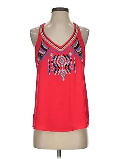 Pre-owned Maurices Sleeveless Blouse In Red