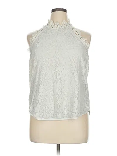 Pre-owned Maurices Sleeveless Blouse In Silver
