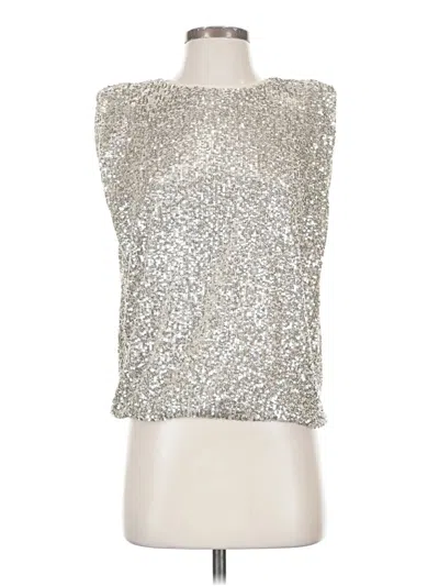 Pre-owned Maurices Sleeveless Blouse In Silver