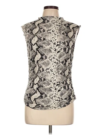 Pre-owned Maurices Sleeveless Blouse In Silver