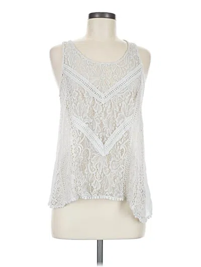 Pre-owned Maurices Sleeveless Blouse In Silver