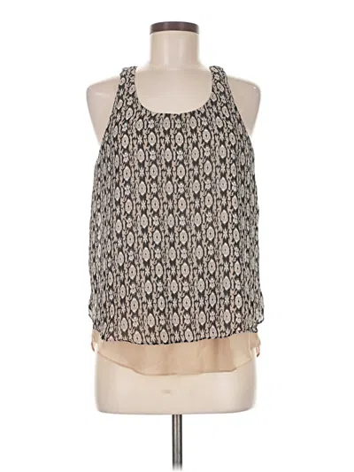Pre-owned Maurices Sleeveless Blouse In Tan