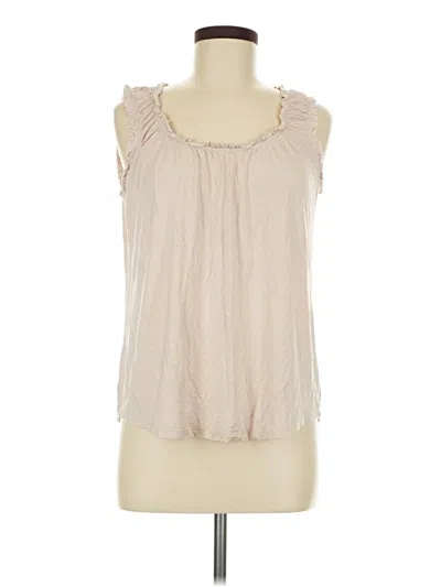 Pre-owned Maurices Sleeveless Blouse In Tan
