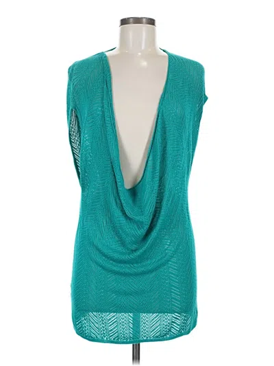 Pre-owned Maurices Sleeveless Blouse In Teal