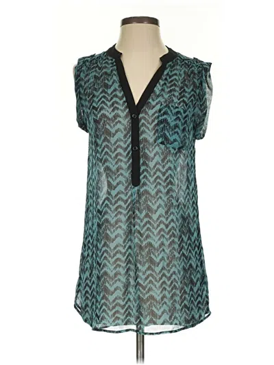Pre-owned Maurices Sleeveless Blouse In Teal