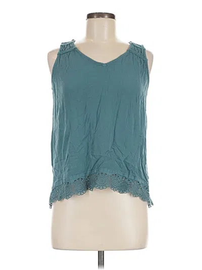 Pre-owned Maurices Sleeveless Blouse In Teal