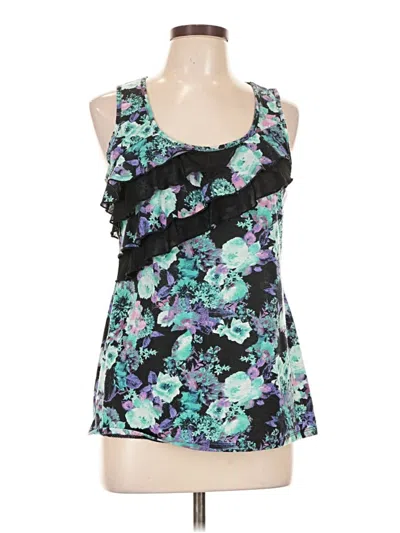 Pre-owned Maurices Sleeveless Blouse In Teal