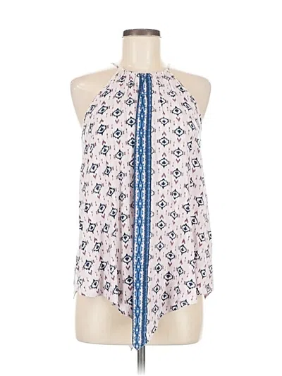 Pre-owned Maurices Sleeveless Blouse In White