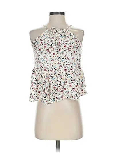Pre-owned Maurices Sleeveless Blouse In White