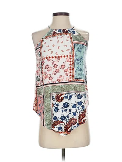 Pre-owned Maurices Sleeveless Blouse In White