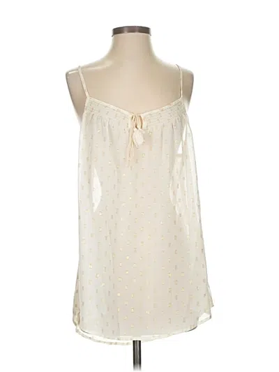 Pre-owned Maurices Sleeveless Blouse In White