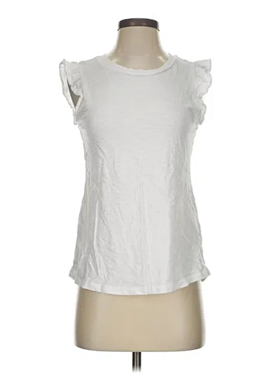 Pre-owned Maurices Sleeveless Blouse In White