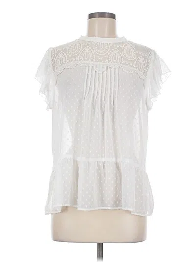 Pre-owned Maurices Sleeveless Blouse In White